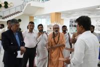 HH Swamiji touring the IIM Jammu Campus